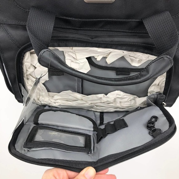 Targus Laptop Case Checkpoint Friendly Air Traveler Black Shoulder Strap Bag - Picture 7 of 14